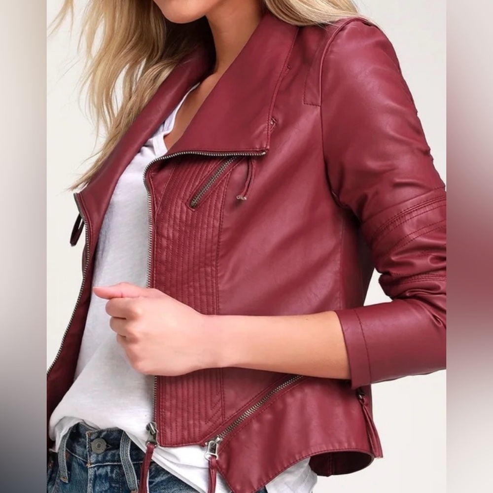 Lulu’s NWT Up On a Tuesday Vegan Leather Jacket